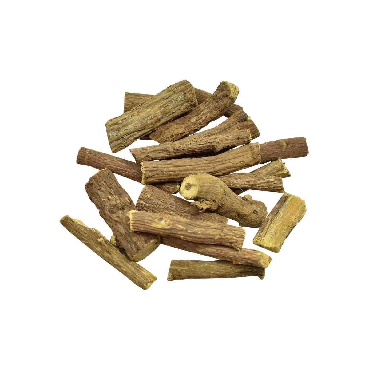 A D FOOD AND HERBS A D Food & Herbs Organic Mulethi | Licorice | Yashtimadhu | Glycyrrhiza Glabra Dried Roots ( 200 GMS )