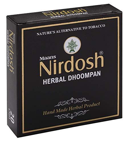 Nirdosh Nirdosh Herbal Dhoompan (Without Filter) 100% Made Up from Organic Ingredients (Pack of 2) 40 Beedi