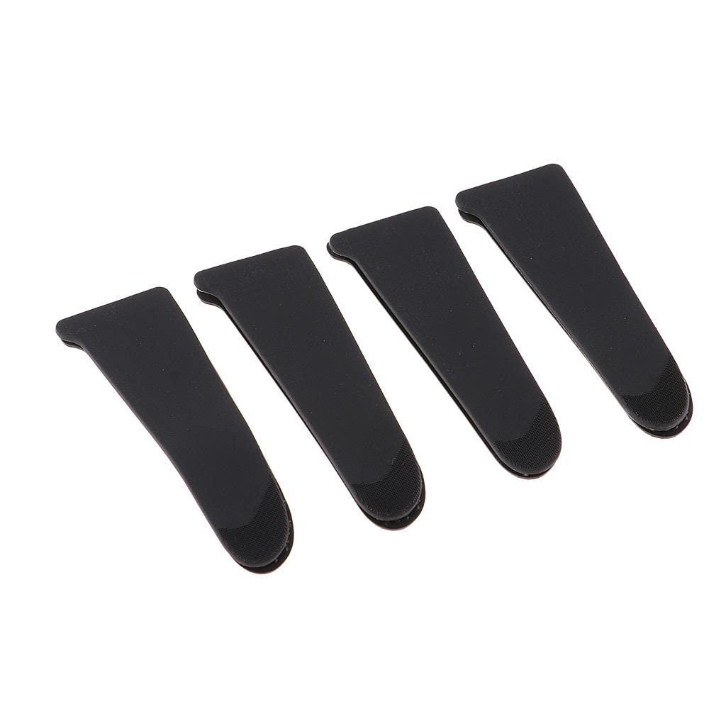 CALANDIS CALANDIS 4 Pairs Adjustable Sleeve Cuff Tab Hook Loop Tape Clothing Accessories E