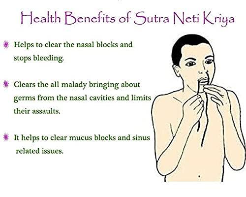 LRK LRK Jal Neti Pot Lota 500ml and 2 Eye Wash Cup and 3 Rubber Sutra neti combo pack with user manual