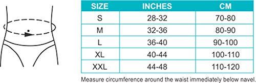 HINMIN HINMIN abdominal belt after delivery for tummy reduction, Lumbo Sacral, Lower Back Brace provides Back Pain Relief - Breathable Belt for Men and Women keeps your Spine Straight (S)