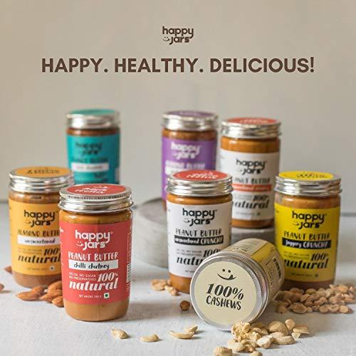 Happy Jars Happy Jars Jaggery Crunchy Peanut Butter (290g) | High Protein | 100% Java Peanuts | Organic Jaggery | Natural Ingredients | No Refined Sugar