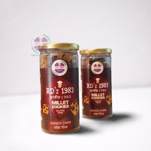 RD\'Z 1983 RD\'Z 1983 Choco Chips Millet Cookies Tasty, Healthy & Delicious Cookies Snacks For Adults & Kids | Tiffin Box Snack | 125g