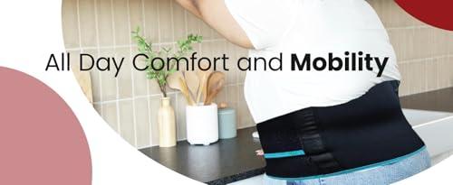 acturaa acturaa Plus Size Back Brace for Woman and Man - 2XL to 5XL Extra Large Lower Back Support with Straps and Compressions, Herniated Disc Back Pain Relief, Abdominal Plus Size Binder (Plus Size)