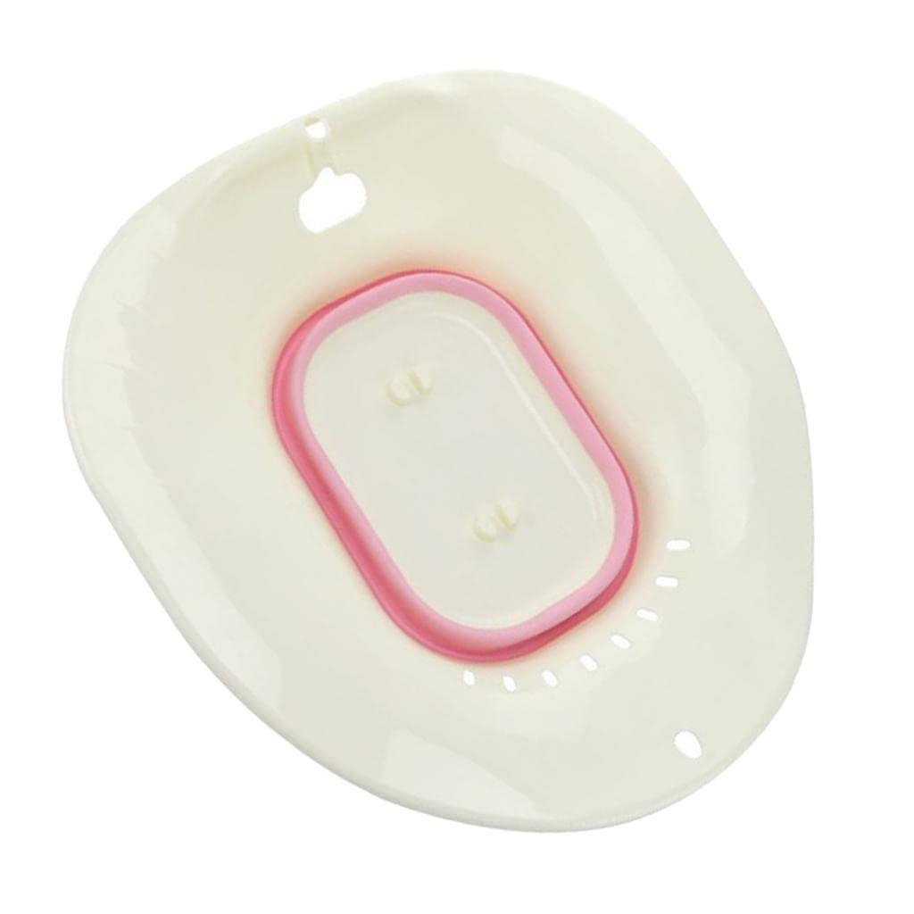 ATORSE ATORSE Foldable Plastic Sitz Bath Tubs Perineal Hemorrhoidal Soak Pain Relief Pink
