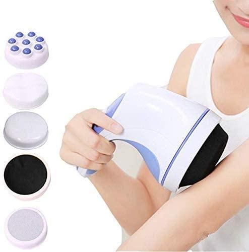 LOGICMART LOGICMART Electric relax body spin handheld massager, Multi head type pain relief body massage machine muscles relief, back head, neck, leg, stress relief massager for men & women