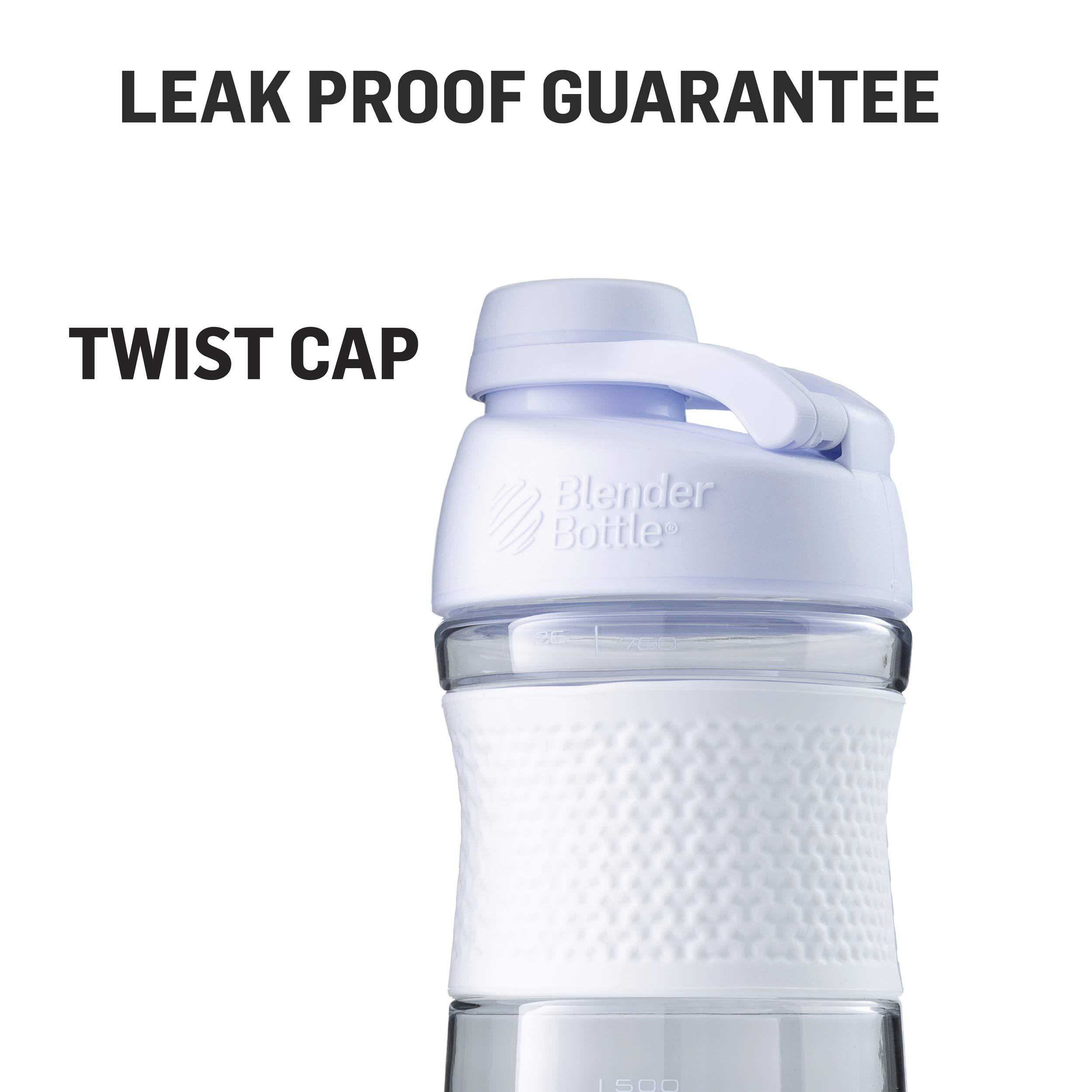 Blender Bottle BlenderBottle SportMixer Twist Cap Tritan Grip Shaker Bottle, 20-Ounce, Teal