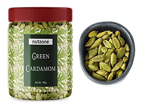 Nutzone Nutzone Green Cardamom 100 Grams Choti Sabut Elaichi - Whole