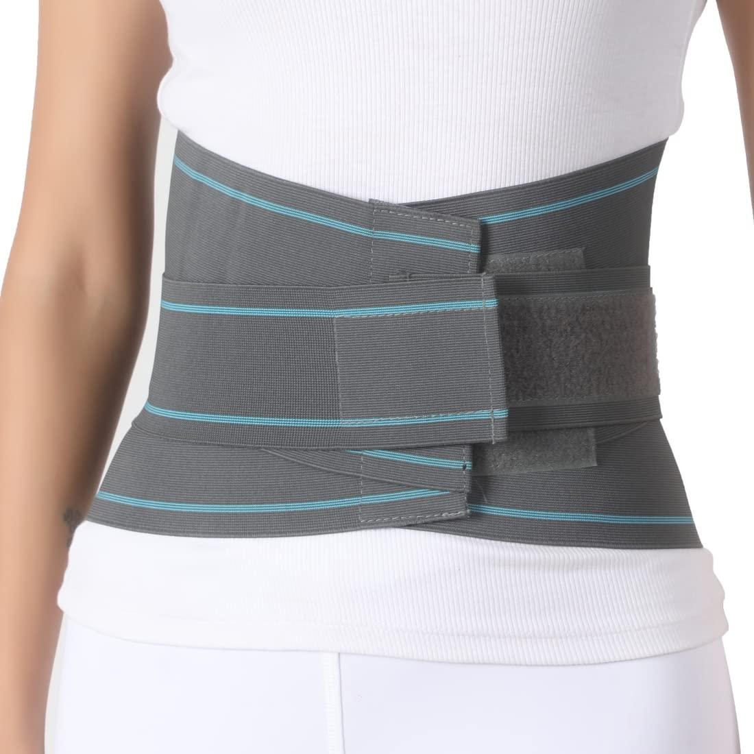 AccuSure AccuSure Posture Corrector Belt For Back & Shoulder, Backbone Support Belt Comes Lumbo Support Belt Lumbo Sacral Back Support For Men & Women-L