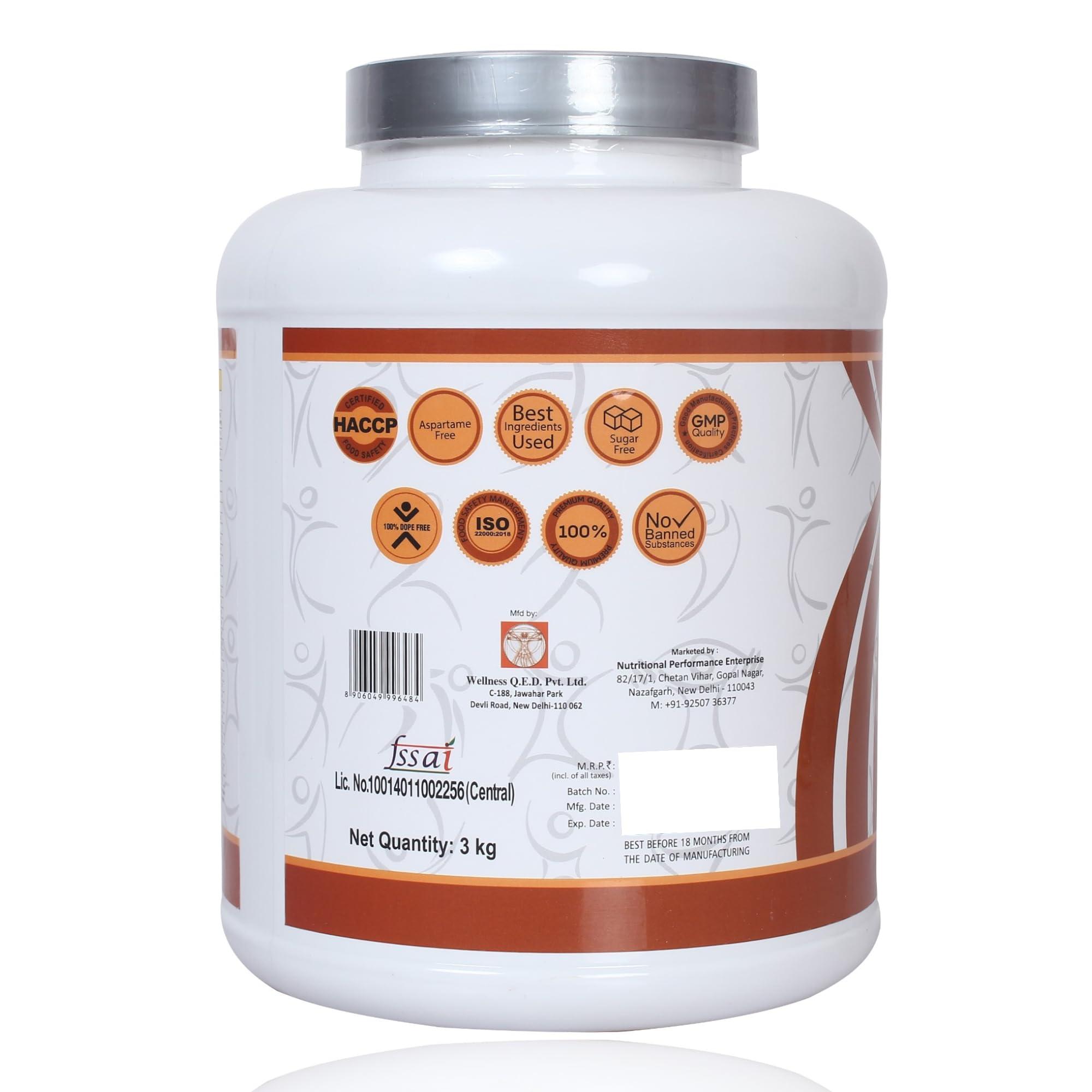 BRIO NUTRITION BRIO NUTRITION Mass Gainer High Protein Complex Carbs Blend With Easy To Digest Formula Barley Malt Probiotics | Gainer - 3kg Pack (Mango Mania Flavour)