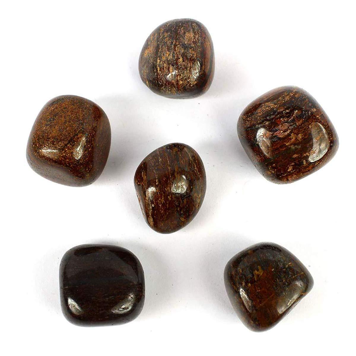 Reiki Crystal Products Reiki Crystal Products Natural Bronzite Tumble Stone Raw Rough Stone Tumbled Pack of 100 Gram