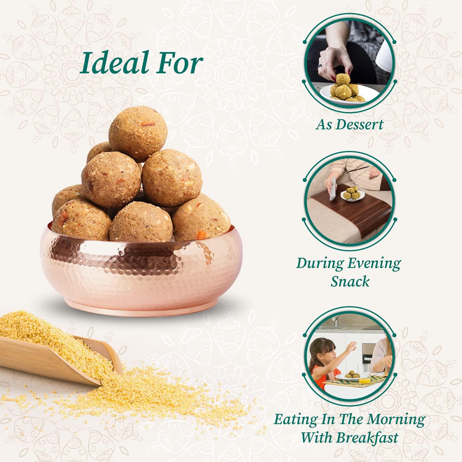 ORGANIC GYAAN Organic Gyaan Foxtail Millet Ladoo 500gm