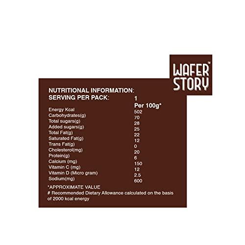 Wafer Story Wafer Story Choco Dream, Creamy & Crunchy Wafers (Pack of 6) - 6x60gm | Chocolate Flavoured Wafer Biscuits
