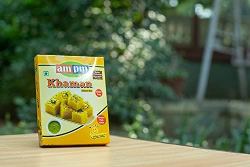 AM PM AM PM Instant Khaman Dhokla Ready Mix Pack of 2 400G
