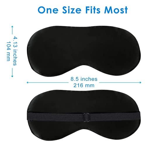 JEFlex JEFlex Natural Silk Sleep Mask Blindfold, Super-Smooth Eye Mask