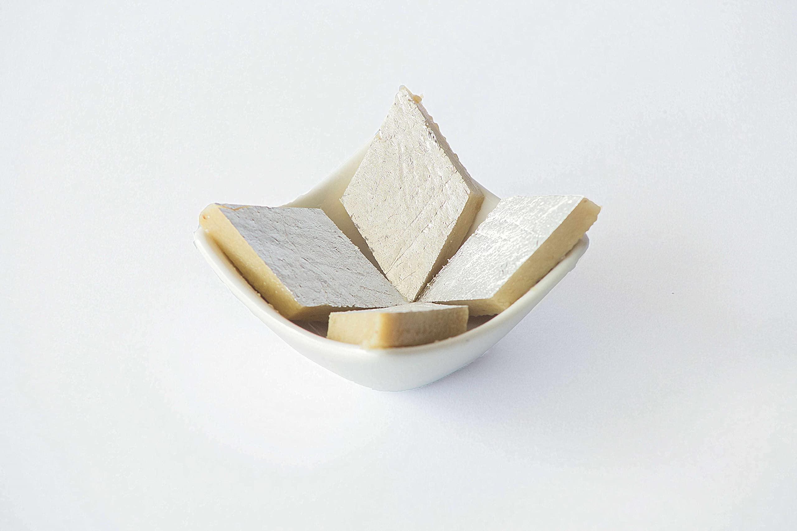 Dessert Drama Dessert Drama by Kesar Sweets | Kaju Katli 200gm | Traditional Sweets Indian Mithai | Fresh Box Pack | Kajoo Katli | Kaju Katri | Kaju Barfi