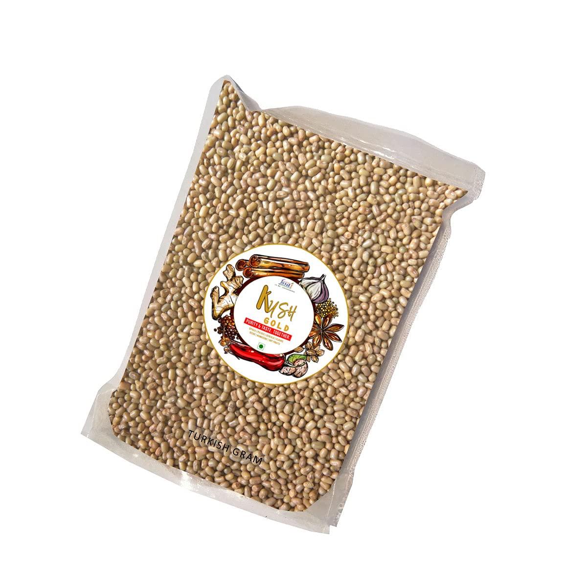 Kush Gold Kush Gold Moth Beans/Mot Dal/Matki/Turkish Gram/Moth Whole - Natural Healthy Pulses (500gm Pack)