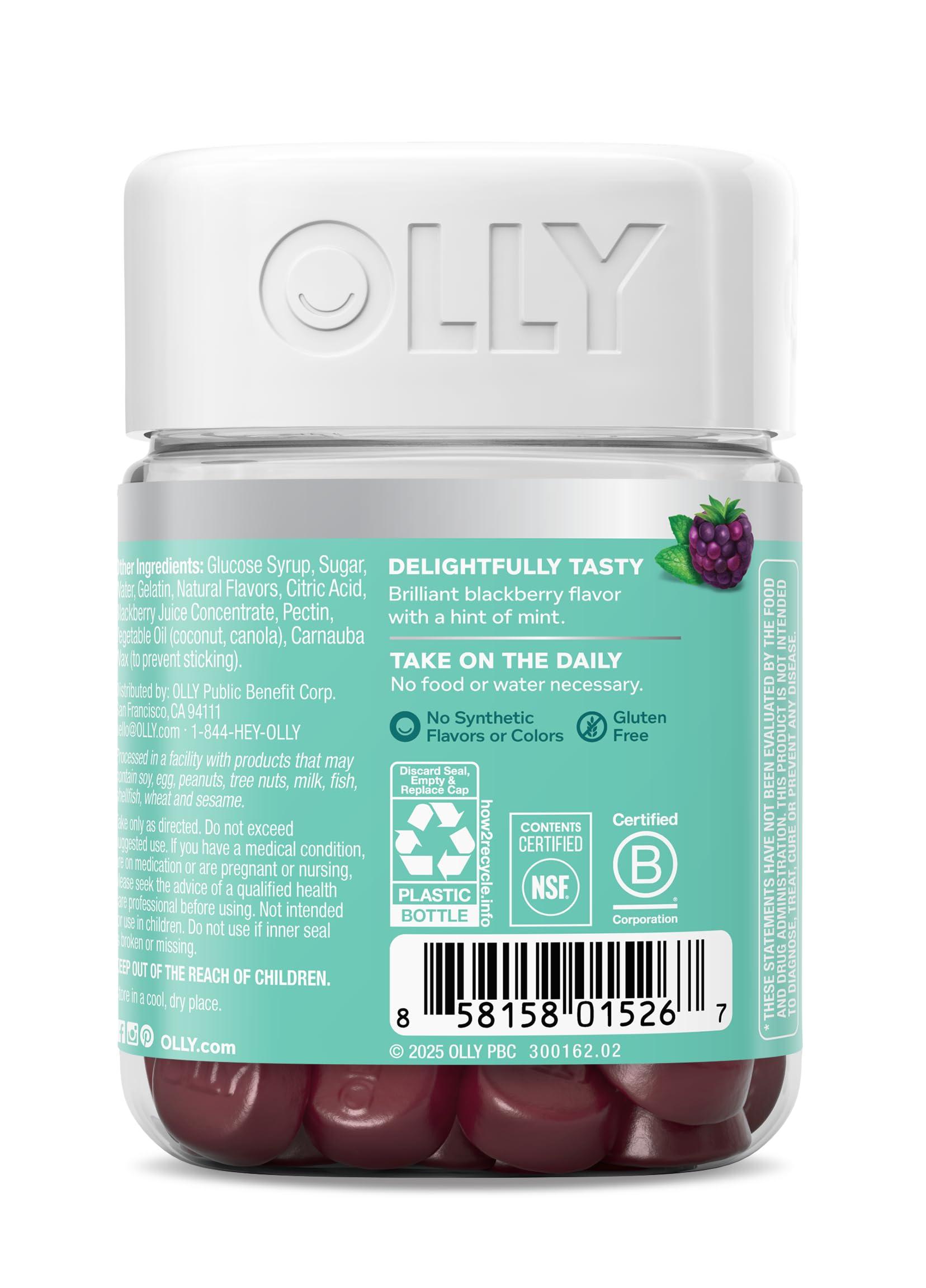 OLLY OLLY Flawless Complexion Support Clear Healthy Skin, Dietary Supplement, 50 Gummies: Flawless Complexion (25 Day Supply)