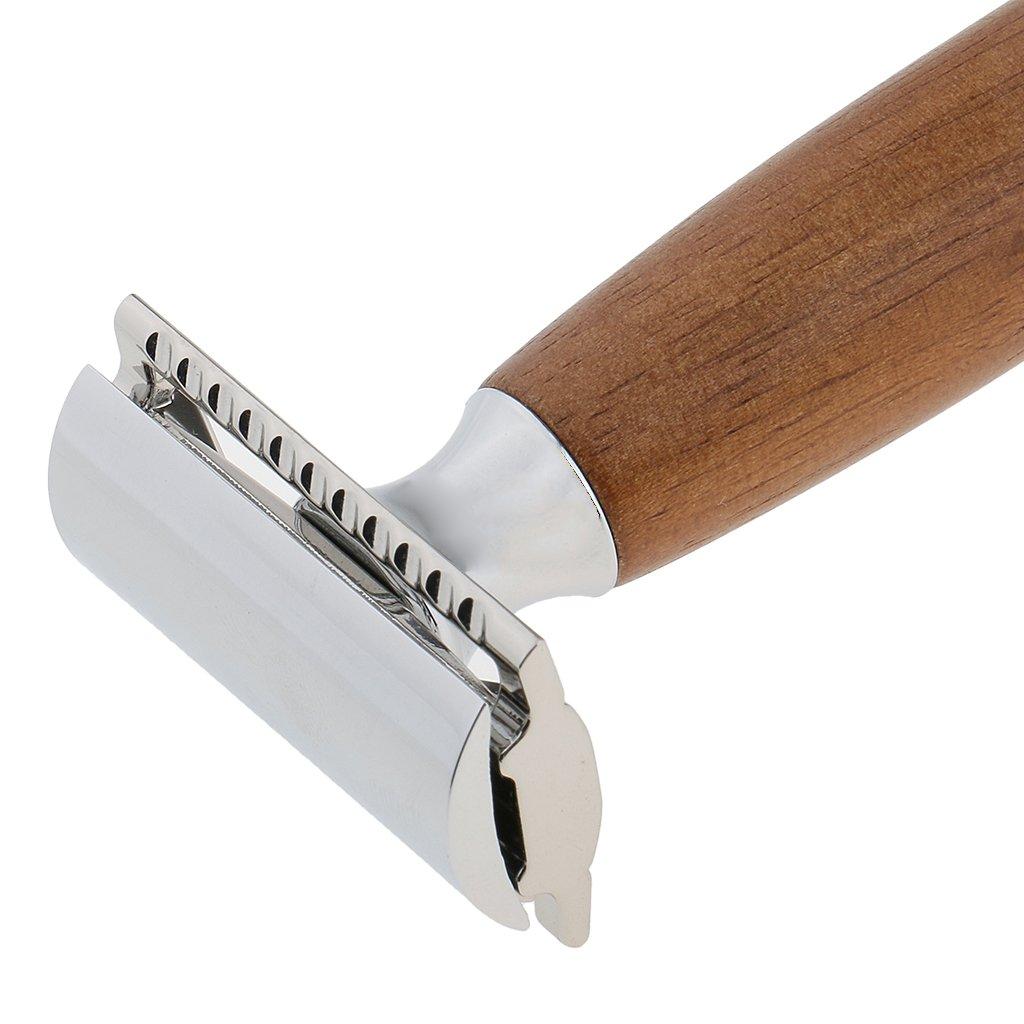 COMBR COMBR Men's Vintage Double Edge Safety Shaving Razor Alloy Classic Manual Shaver