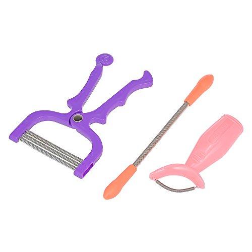 FANGKAI 3Pcs Hair Remover Spring Facial Hair Removal for Women Spring Facial Epilator Removes Hair On The Upper Lip Chin Cheeks & Sideburns FANGKAI