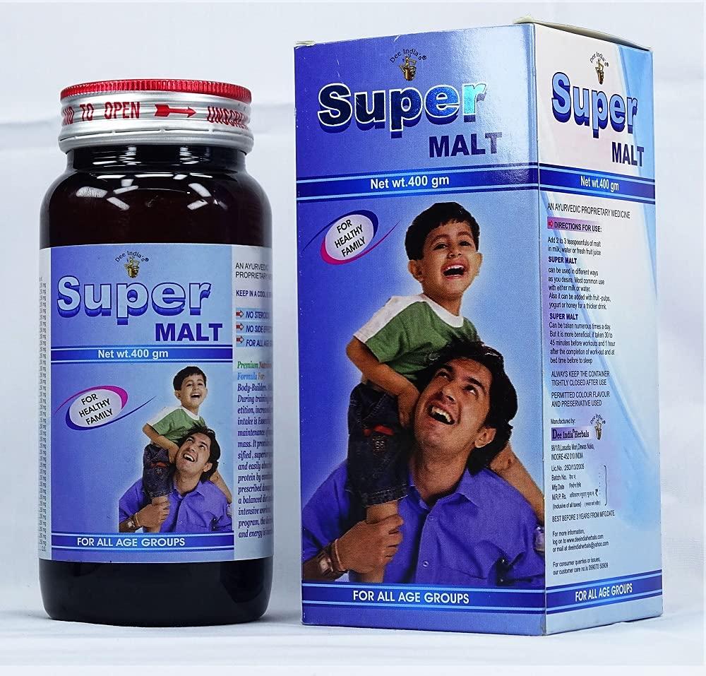 DEE INDIA HARBAL Super Malt 400 gm