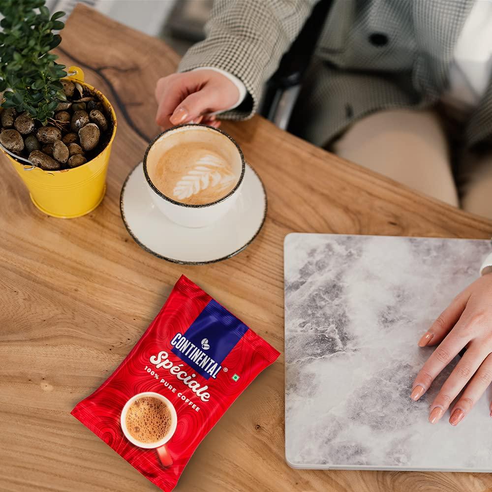 Continental Coffee Continental Coffee Speciale Instant Coffee Powder 50g Pouch | BUY 4 + GET 4 FREE | 100% Pure Coffee | PACK OF 8 | 400gm