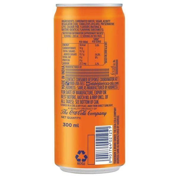 Fanta Fanta Can, 300ml (Pack of 2) Promo Pack