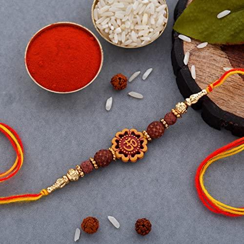 Hamam Dasta Rakhi with sweets for brother Kaju Kesar Rolls Anjeer Chakkar 500 Grams The House Of Treats Rakhi for brother combo Rakhi gift for brother with sweets Rakhi Combo Pack