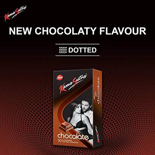 KS KS Natural Rubber Latex Chocolate and Mango Flavour Condom for Men (2 Pack of 10 Condom Each)