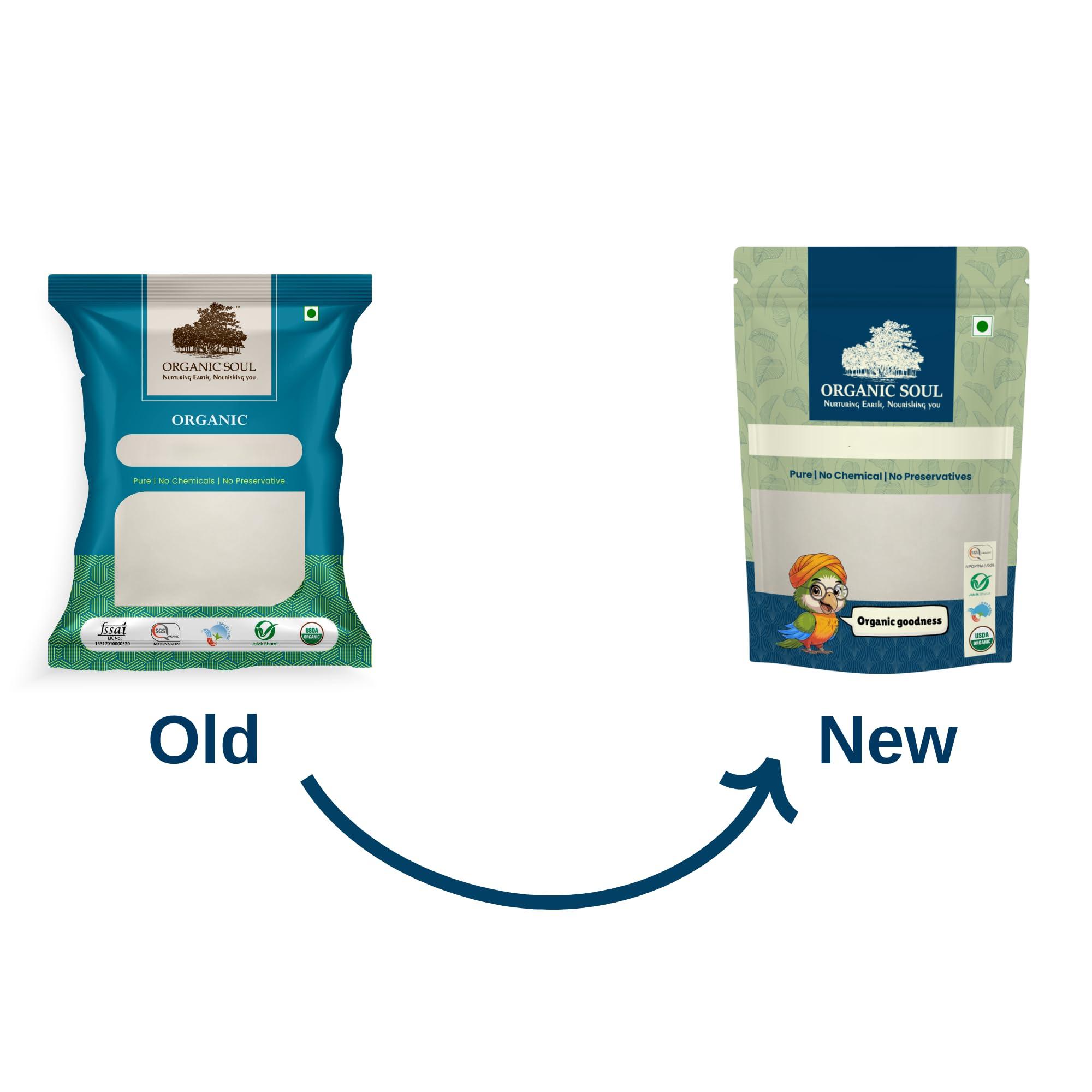 ORGANIC SOUL Organic Soul - Organic Corn flour Powder (Makki Atta, Corn Flour, Maize Flour) 450 Gm