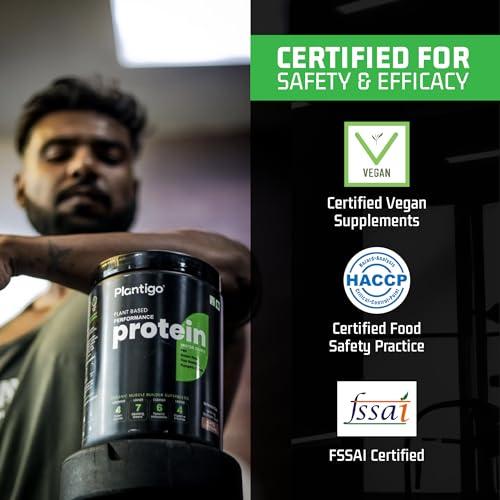 PLANTIGO Plantigo Plant Protein Powder 1kg Unflavoured, Unsweetened | 30g Protein, 5g BCAA, 2g Leucine Per 40g Scoop | No Sugar, No Sweetener, No Preservatives Protein Powder for Women, Men, Diabetes