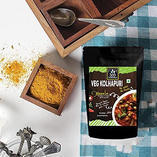 365 STORE TO DOOR 365 STORE TO DOOR Indian Spice – Jain Veg. Kolhapuri Masala, 250 gm. | Homemade Powdered | for Healthy Cooking | Ready to use | All Seasonings Spices | Pure & Hygiene | Spice Mix – Pack of 1