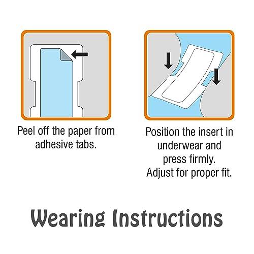 Friends FRIENDS Unisex Disposable Adult Insert Pads - Pack of 12 (Each Pack 15 Pcs)