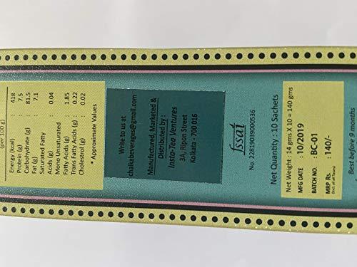Chaika Chaika Desi Instant Premix Kolkata Kadak Cardamom Flavoured Tea (10 Sachets,Pack of 2)