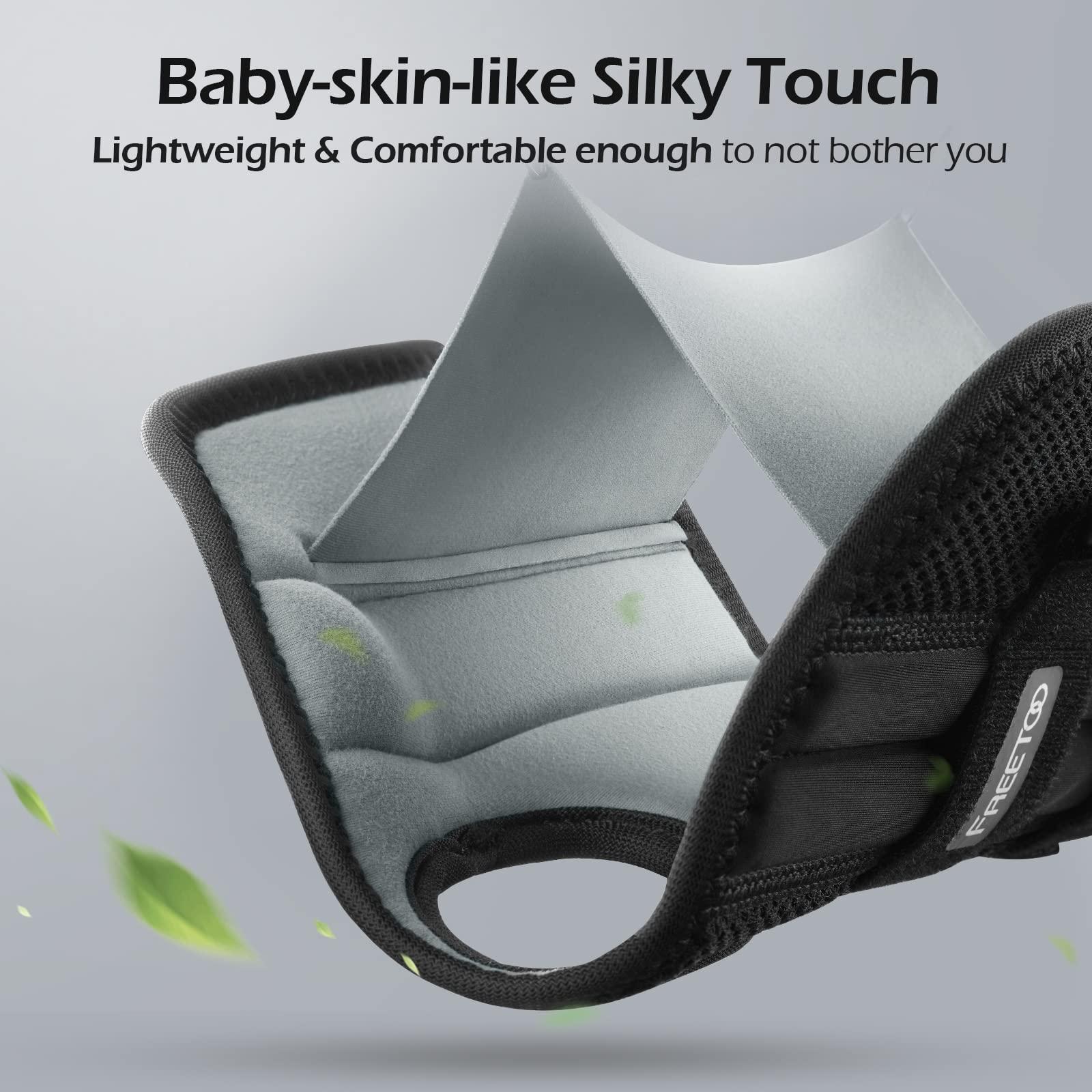 FREETOO FREETOO Wrist Brace for Carpal Tunnel Relief Night Support , Maximum Support Hand Brace with 3 Stays for Women Men , Adjustable Wrist Support Splint for Right Left Hands for Tendonitis, Arthritis , Sprains,Black