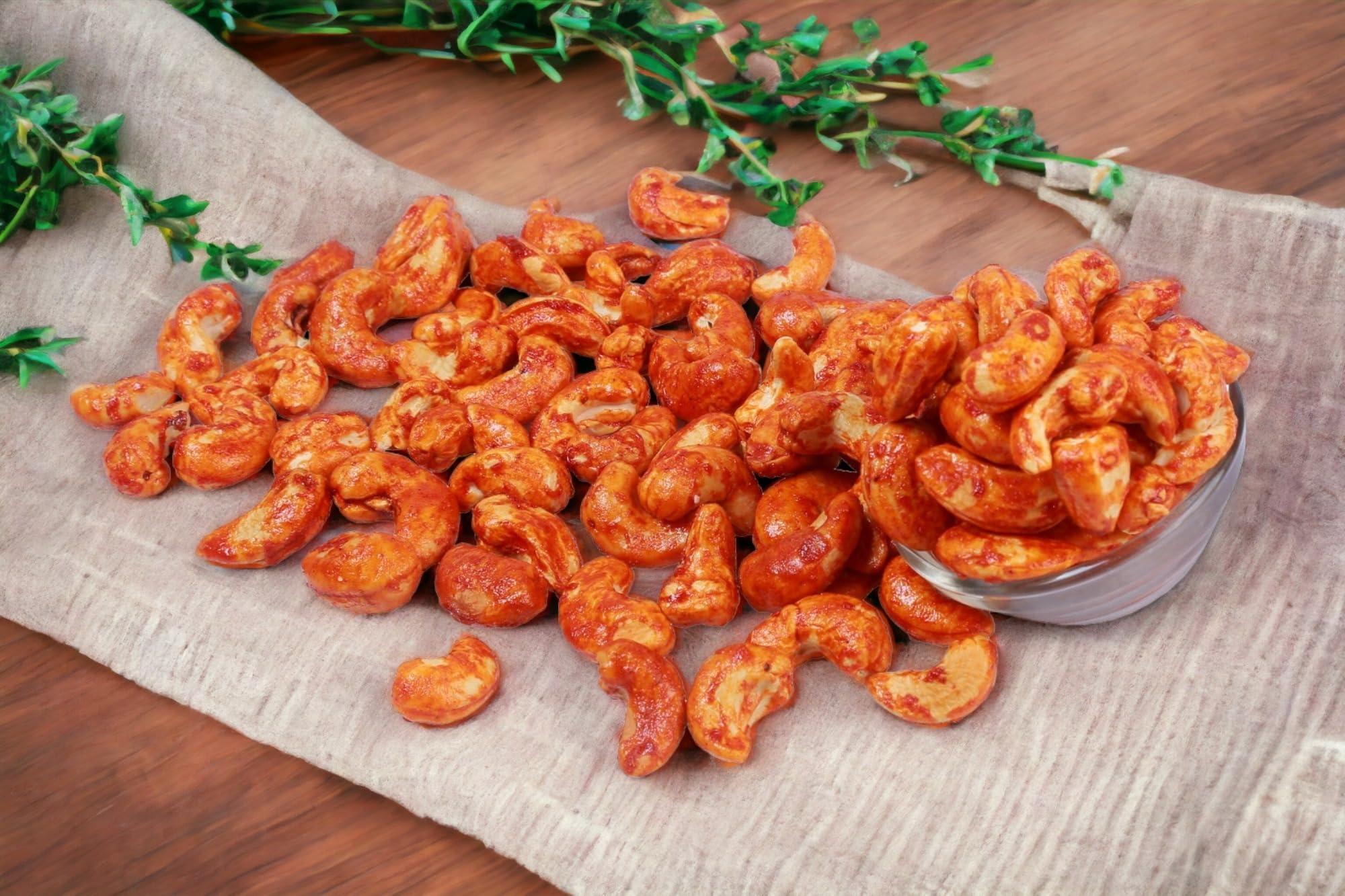 J J crunch N munch J J crunch N munch Peri Peri Cashew Jar - 250 Grams | Kaju roasted in olive oil, not fried | Healthy dryfruit snack | Diet friendly | Premium Gift | Birthday, Anniversary, Wedding (1)