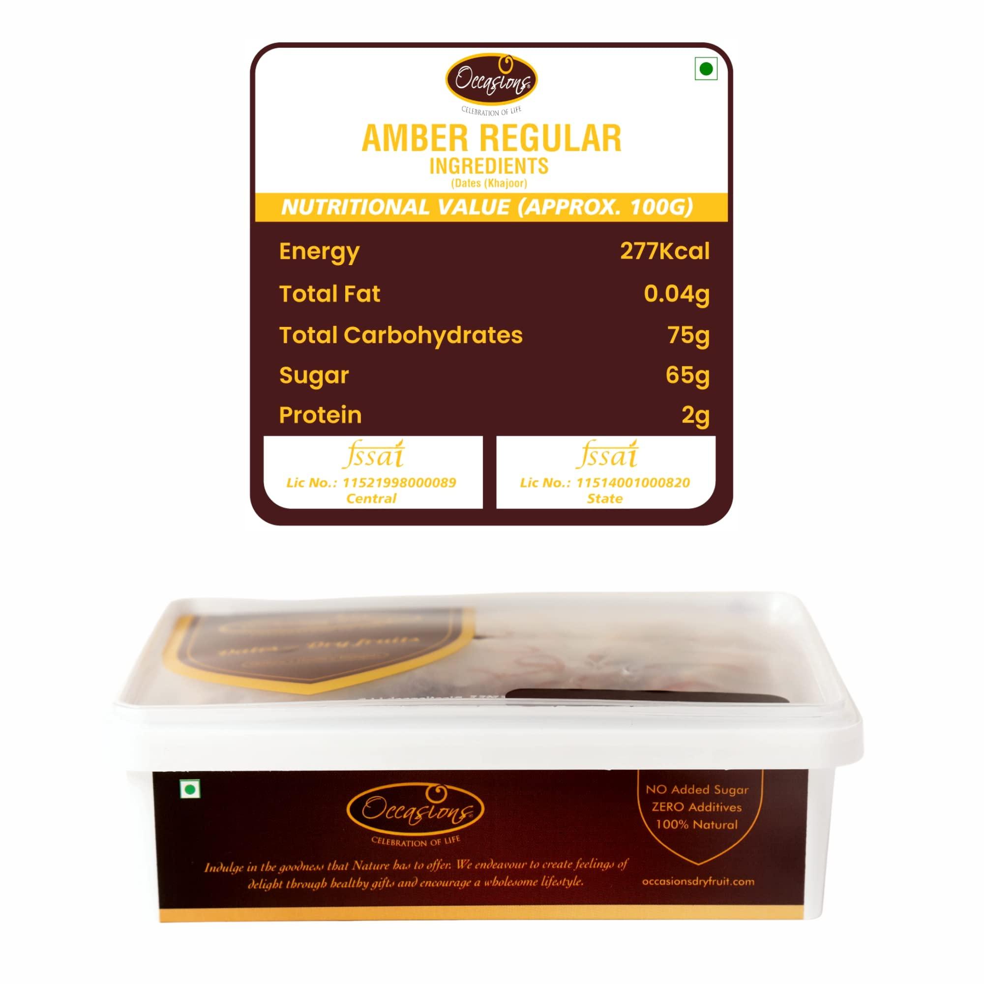 Occasions Occasions Amber Dates in Jumbo Size and Fresh from The Farms of Saudi Arabia -1 kg