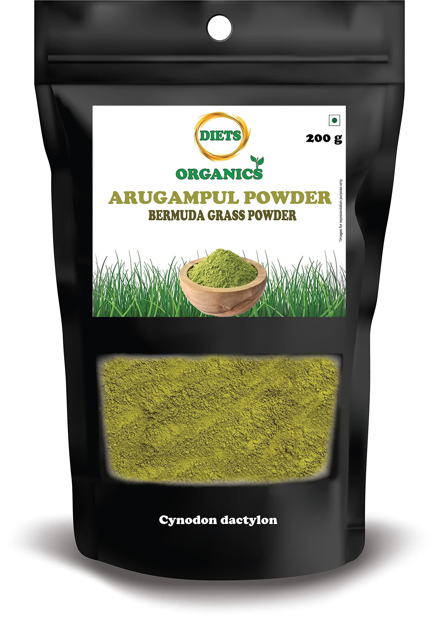 DIETS ORGANICS Diets Organics Arugampul Powder–Bermuda Grass Powder (Cynodon Dactylon) -200 G