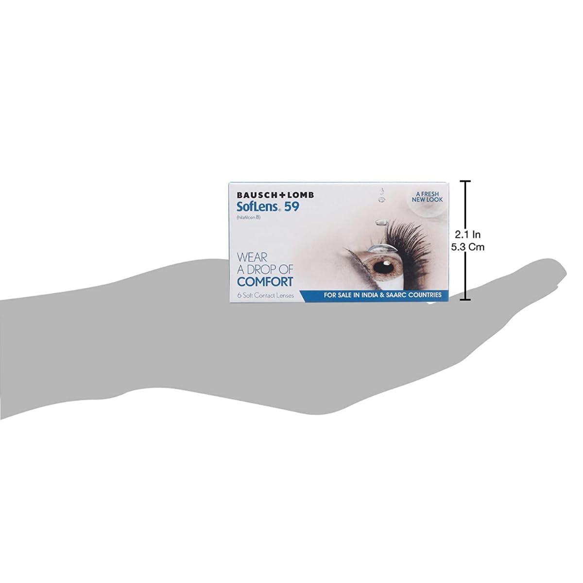 Bausch + Lomb Bausch & Lomb Soflens59 Monthly Disposable Contact Lens (6 Lens Pack -2.25)