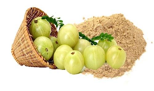 Veganic Veganic Amla Powder | Natural Indian Gooseberry Powder | Avla Fruit Powder | Nellikai | Aawla | Aamla, Amloki, Usirikaya, (1800)