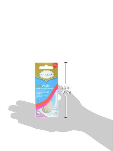 Amope Amope GelActiv Invisible Gel Heel Protectors - Insole for Women, 1 pair, also available Heel Cushions, Sensitive Spots, and Ball of Foot