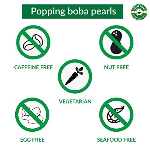The Tea Planet The Tea Planet Kiwi Popping Boba for Bubble Tea, Milkshakes, Ice Cream and Yogurt(400gm)