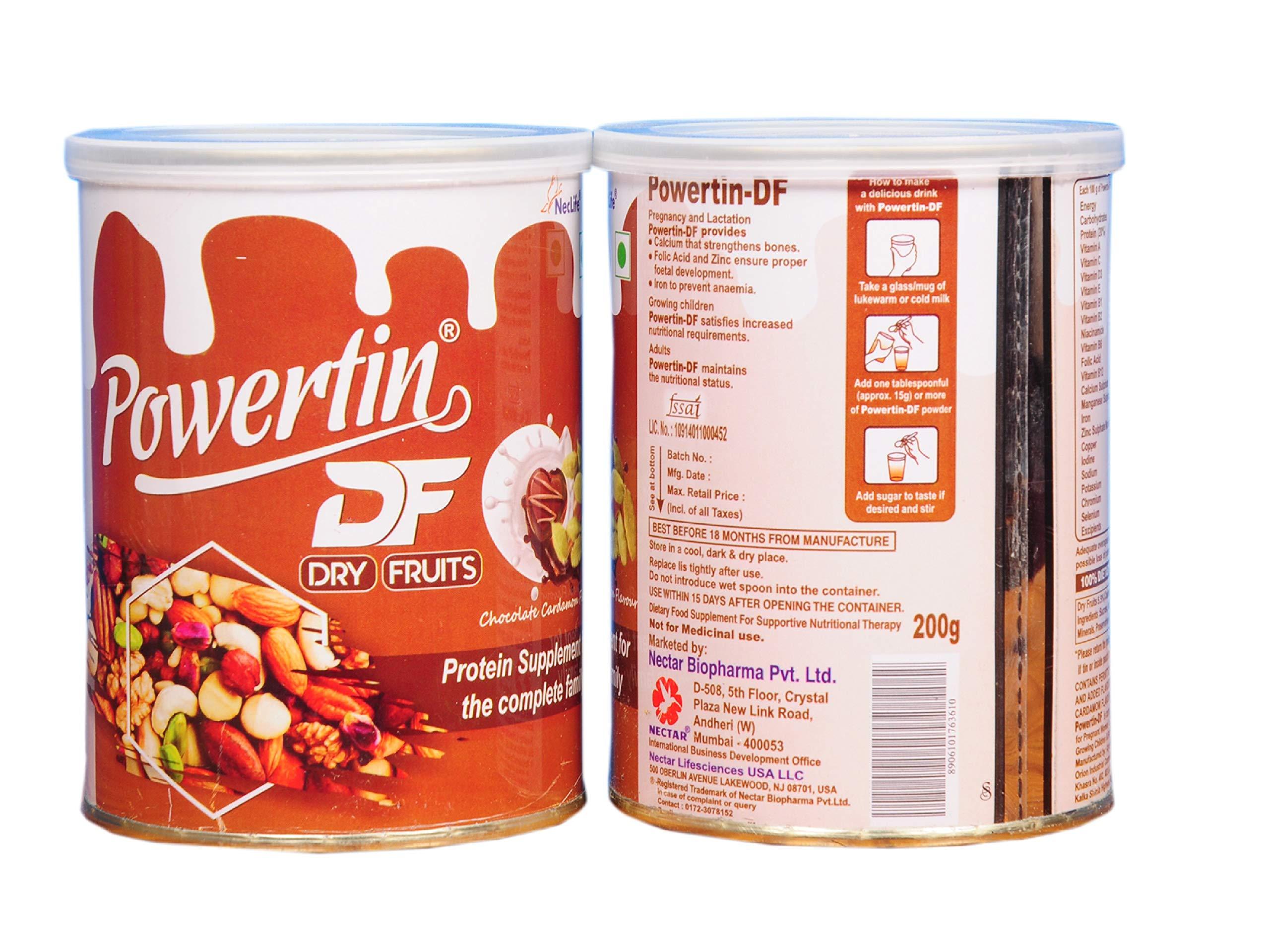 Nectar Nectar Powertin DF (Dry Fruits) 200 gm Protein Powder - Pack of 2