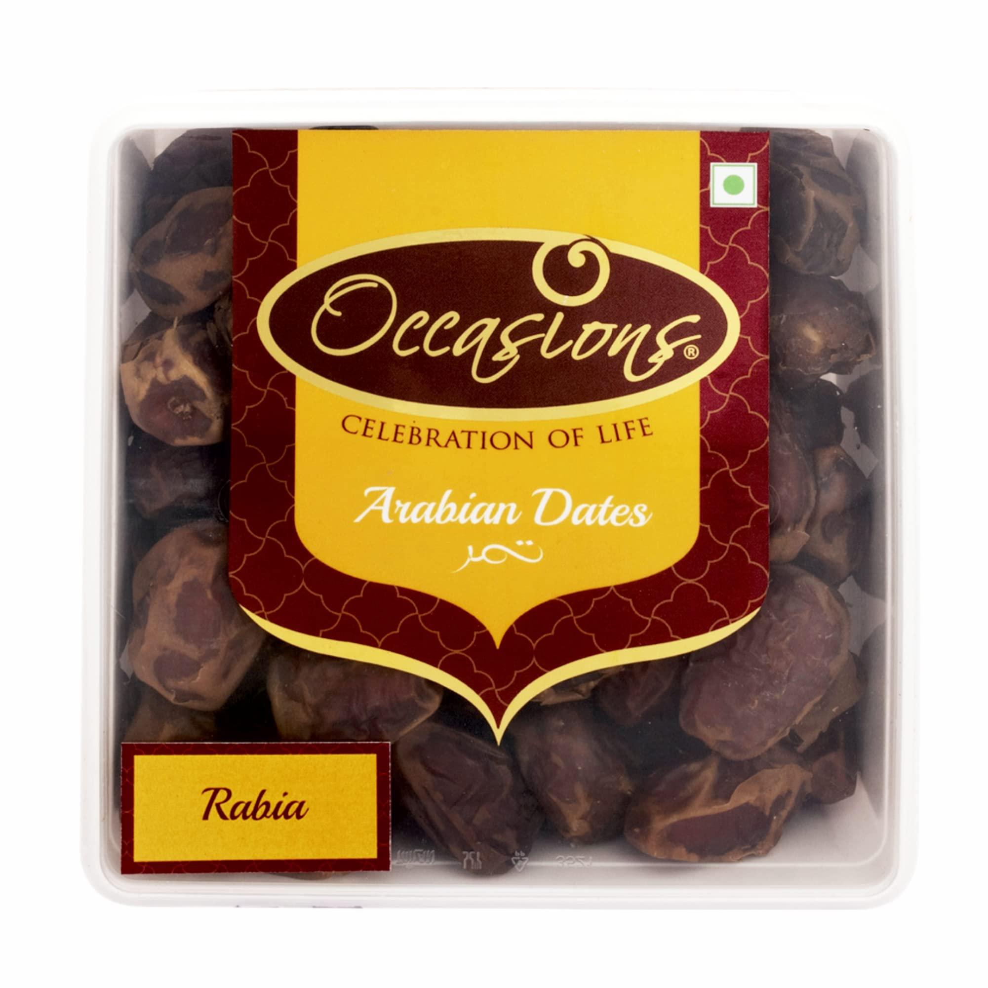 Occasions Ocassions Rabia Fresh Regular Size Date from Saudi Arabia (Khajoor) - 500g