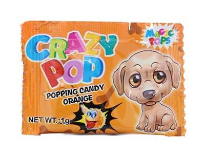 Generic 90S Kids Crazy Pop | Popping Candy | Vedi Mittai | Pack Of 80 Pic, Mixed-Fruit - 1 Gram