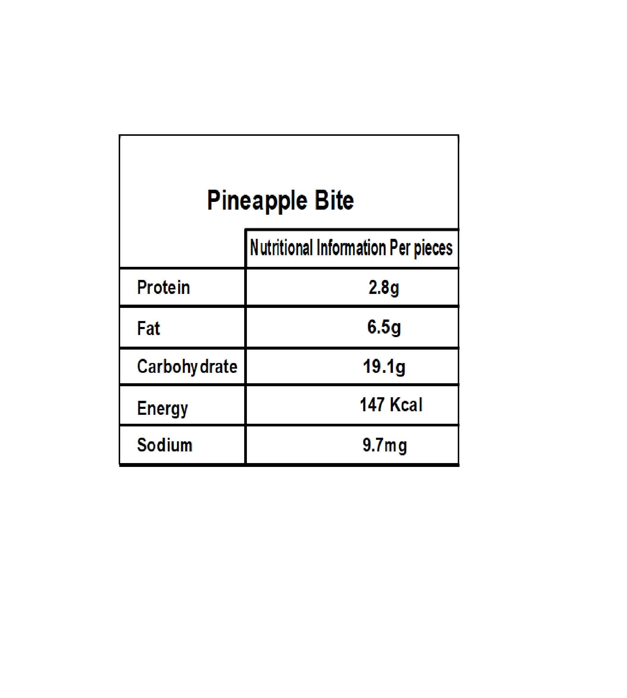 Singla Singla Kaju Katli 350g Pineapple Bite 350g Combo (Pack of 2 *350, 700g)