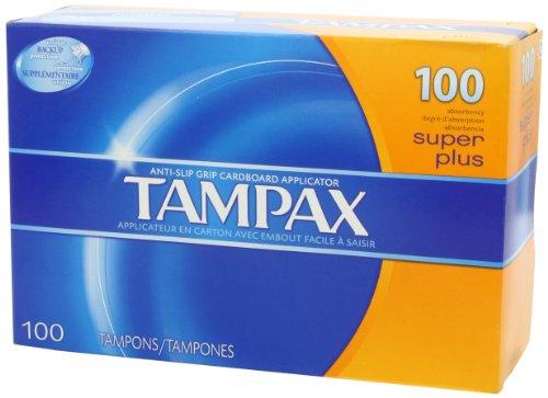 Tampax Tampax Cardboard Applicator Tampons, Super Plus Absorbency, 20 Count