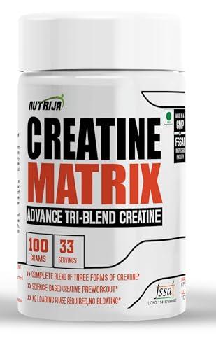 NutriJa NutriJa CREATINE MATRIX Complete Blend of Creatine HCL, Creatine Nitrate & Magnesium Chelate (100grams, Unflavoured)