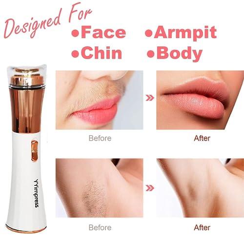 calldrishe calldrishe Eyebrow Trimmer Pen Facial Hair Remover for Women Threading Trimmer Women Painless Hair Removal Women Eyebrow Face Razor Trimmer for Lips Body Arms Mustaches Fuzz and Chin