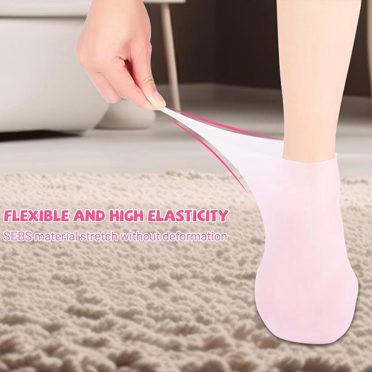 Clefairy Clefairy Moisturizing Socks Overnight Spa Cotton Socks Treatment Intensive Repair Dry Cracked Feet Overnight Spa Socks Foot Cream Socks Moisture Socks Moisture Heel Socks